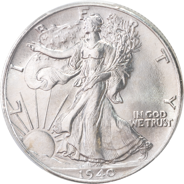 1940 Liberty Walking Half Dollar