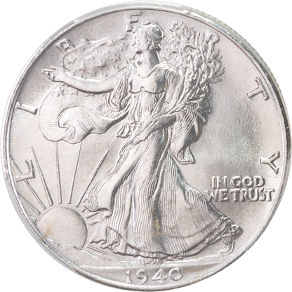 1940 Liberty Walking Half Dollar