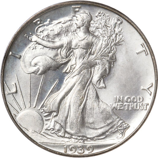 1939-D Liberty Walking Half Dollar