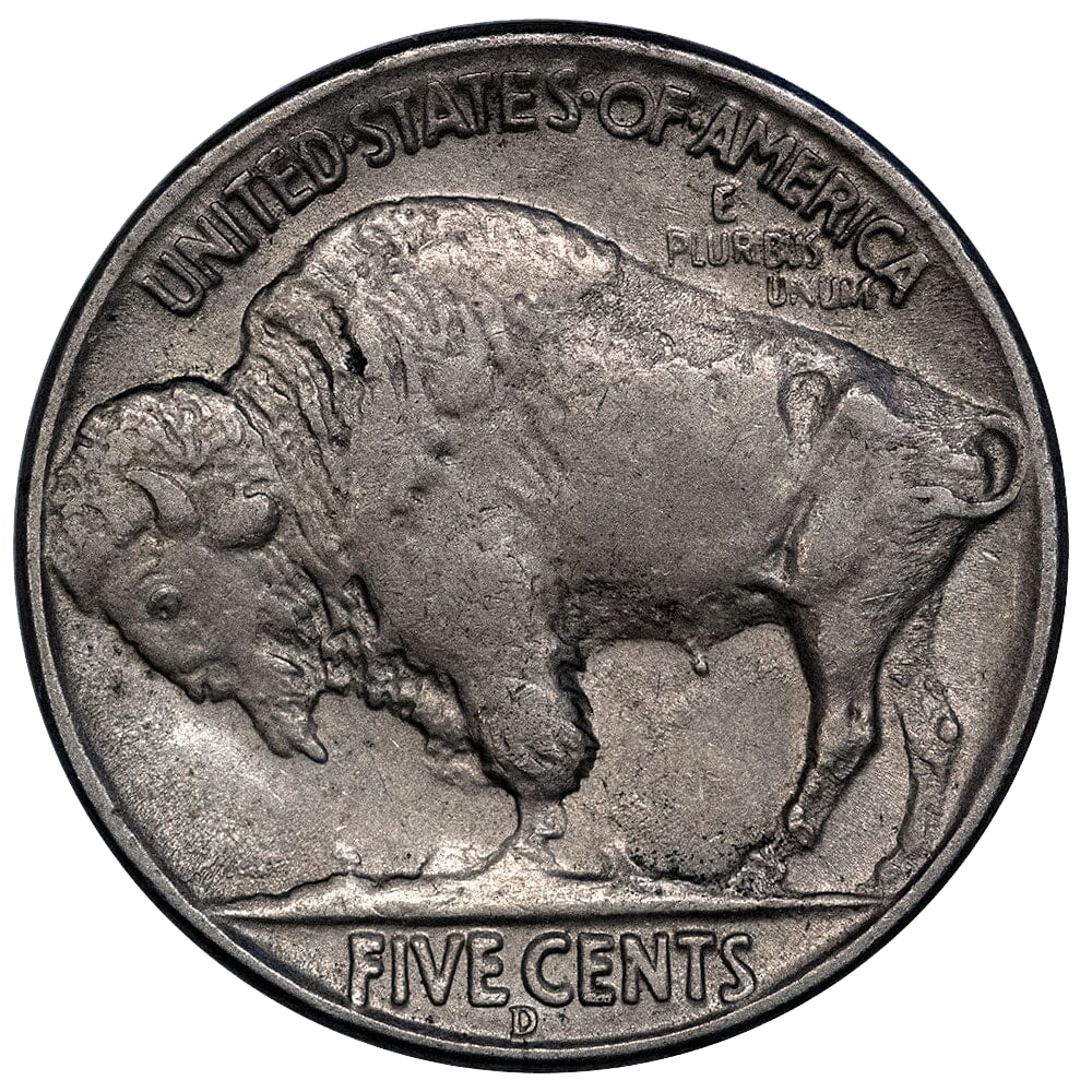 1937-D 3 Legs Buffalo Nickel