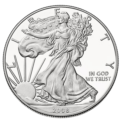 2008-W American Eagle Silver Dollar