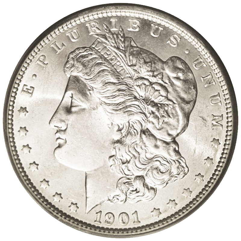 1901-P Morgan Silver Dollar