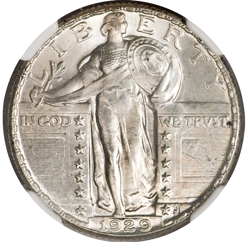 1929 25c Standing Liberty Silver Quarter