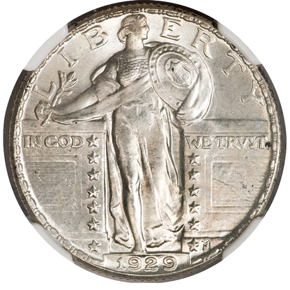 1929 25c Standing Liberty Silver Quarter