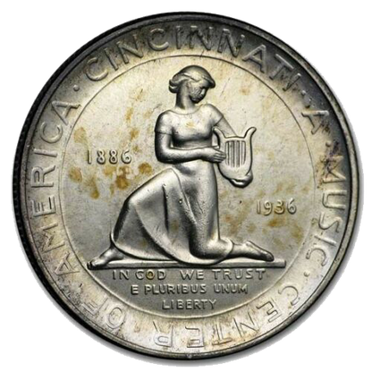 1936 CINCINNATI COMMEMORATIVE HALF BU