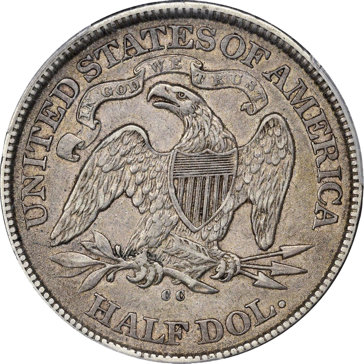 1875-CC Seated Liberty Half Dollar