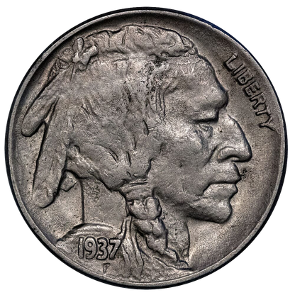 1937-D 3 Legs Buffalo Nickel