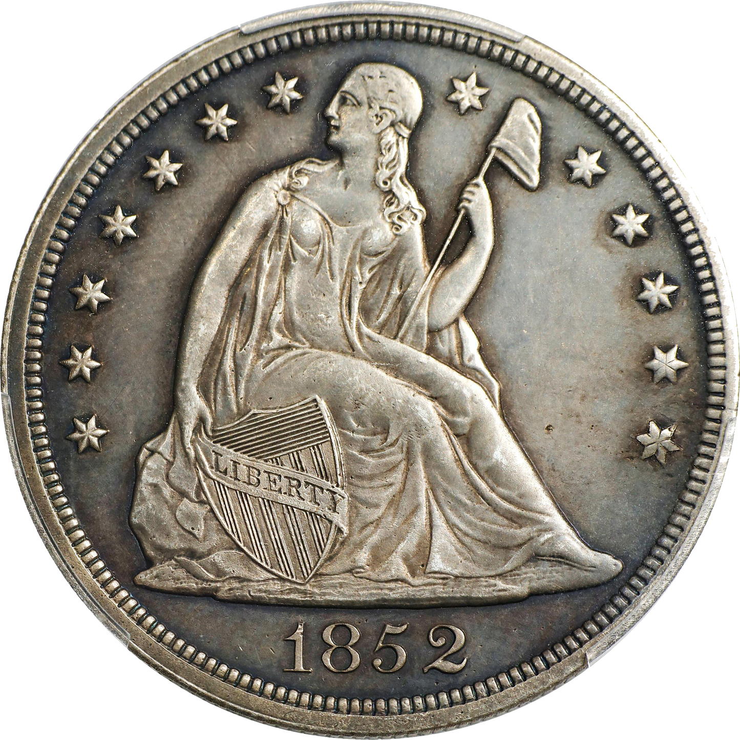 1852 Seated Liberty Silver Dollar