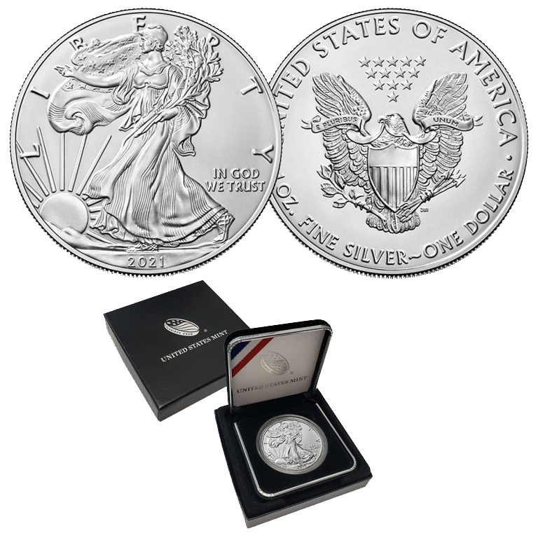 2021 1 oz American Silver Eagle BU