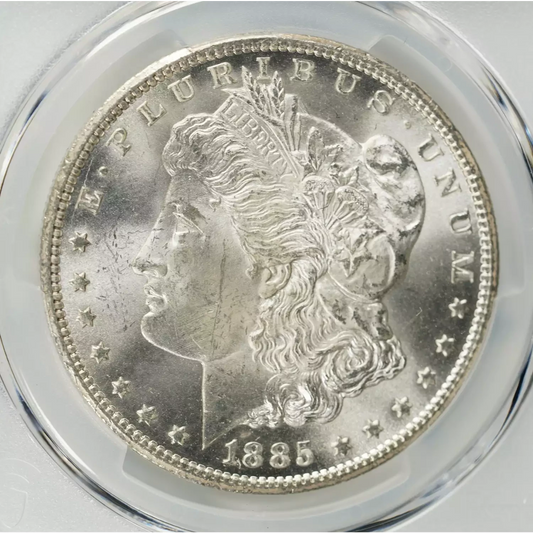 1885-CC Morgan Silver Dollar $1