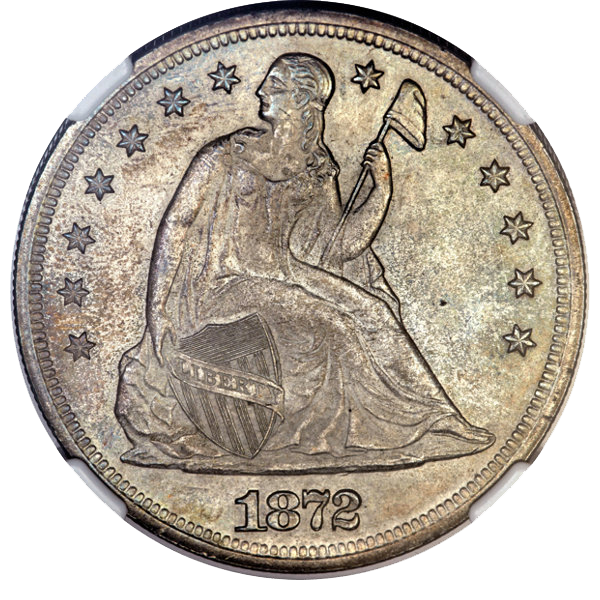 1872 Seated Liberty Dollar