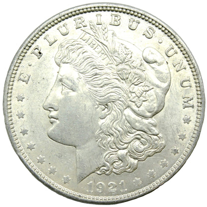 Morgan Silver Dollar Coin (1878-1921, XF)